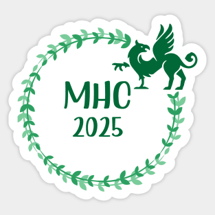 Mount Holyoke Green Griffins Sticker